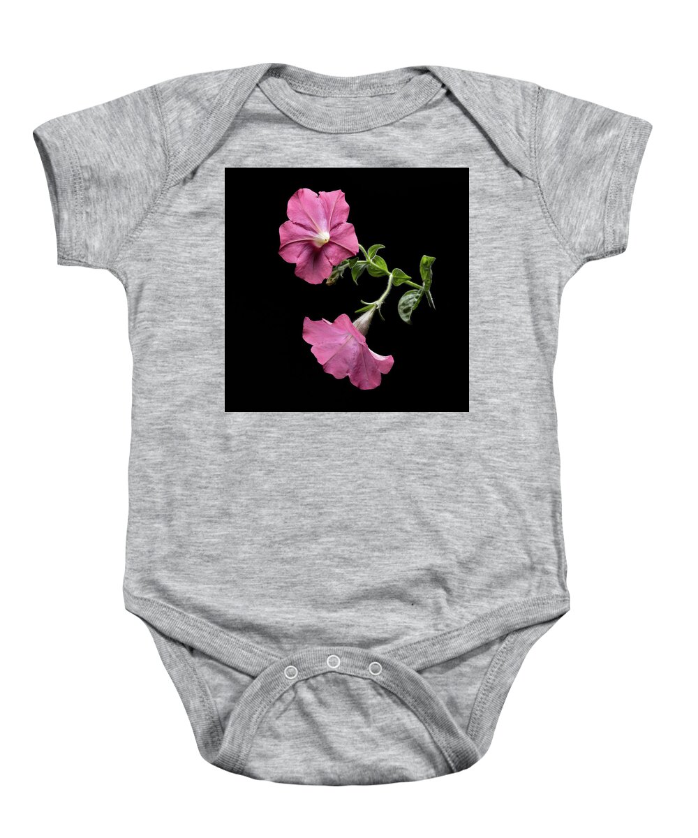 Duet Baby Onesie featuring the photograph Duet in the Spotlight by Kevin Suttlehan
