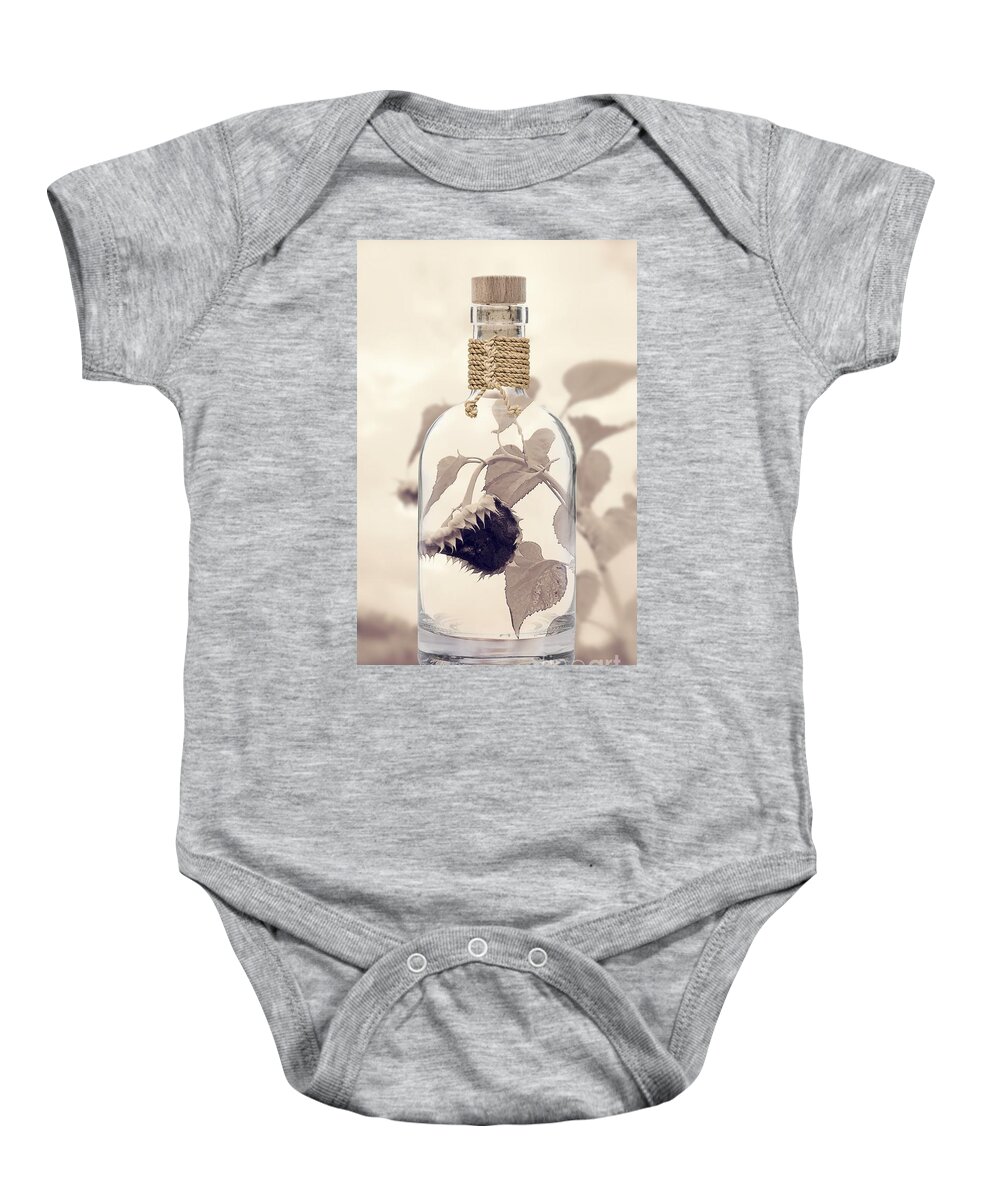 Bottle Baby Onesie featuring the digital art Elixir by Alexandra Vusir