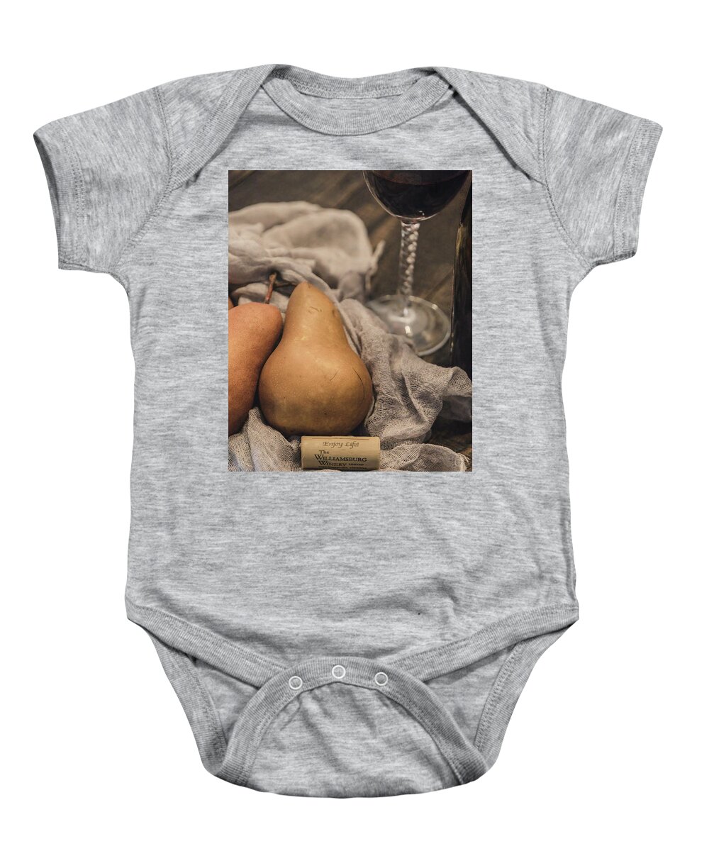 Fruit Baby Onesie featuring the photograph Enjoy Life Vertical by Teresa Wilson