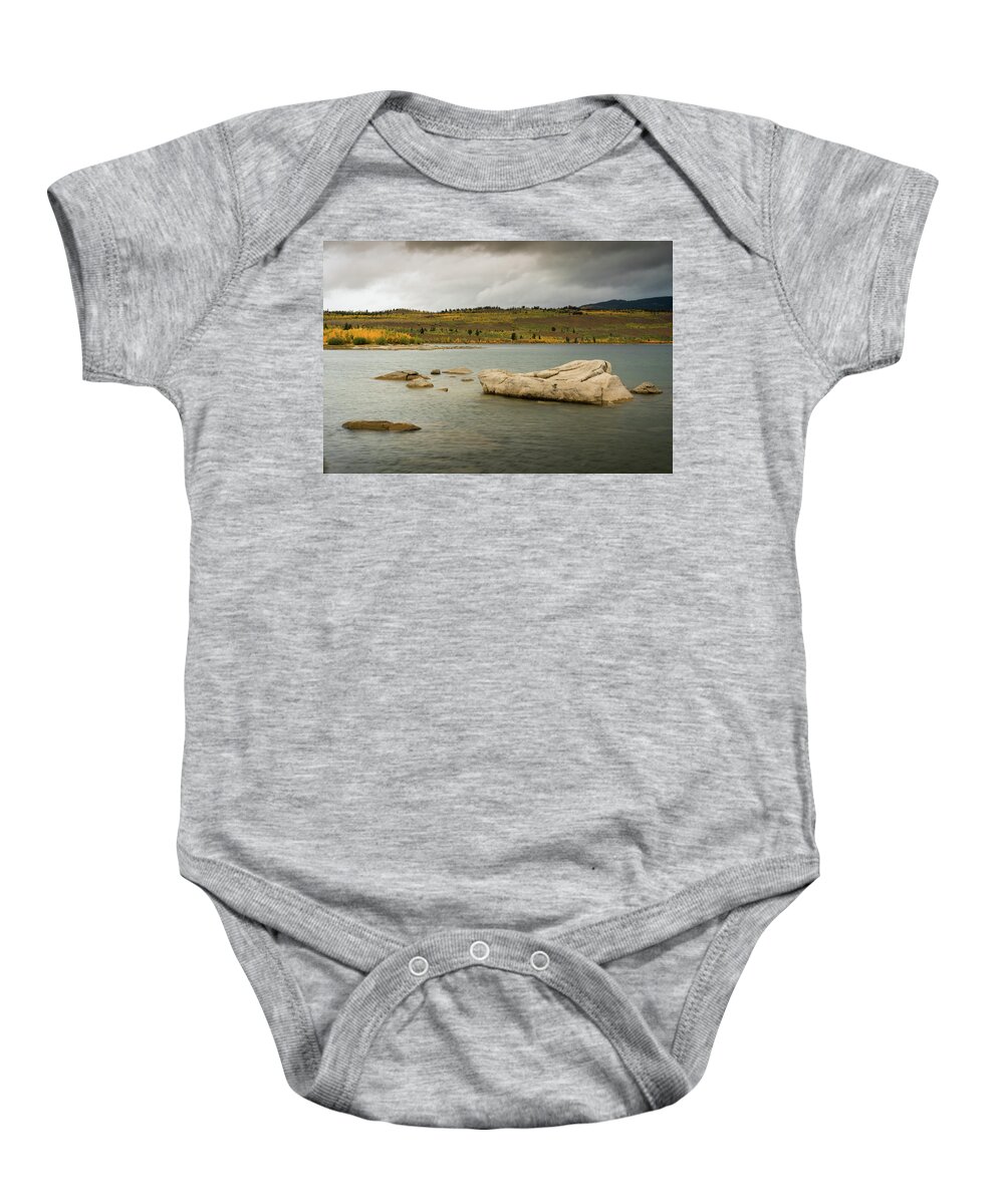 Fall Baby Onesie featuring the photograph Fall At New Fork Lake, Wyoming by Julieta Belmont