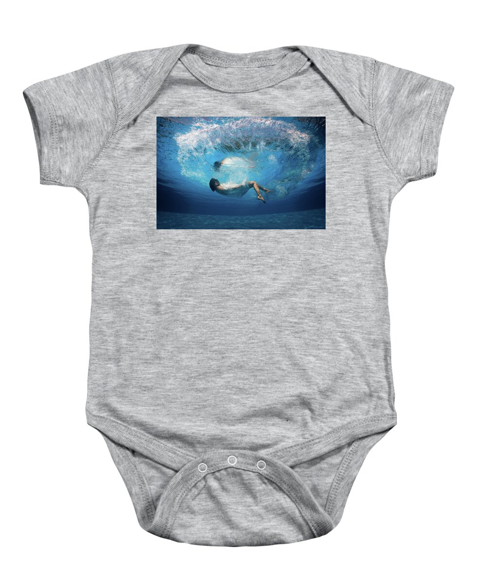Fallen Baby Onesie featuring the photograph Falling - II by Mark Rogers
