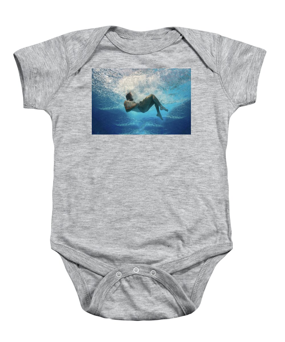 Fallen Baby Onesie featuring the photograph Falling - IX by Mark Rogers