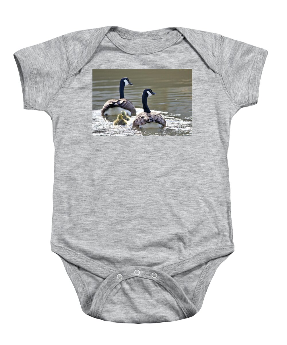 Canadian Baby Onesie featuring the photograph Family Stroll by Yvonne M Smith