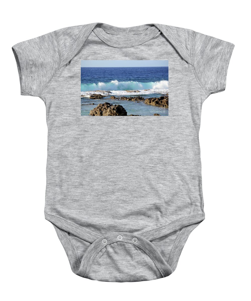 Beach Baby Onesie featuring the photograph Rolling by On da Raks