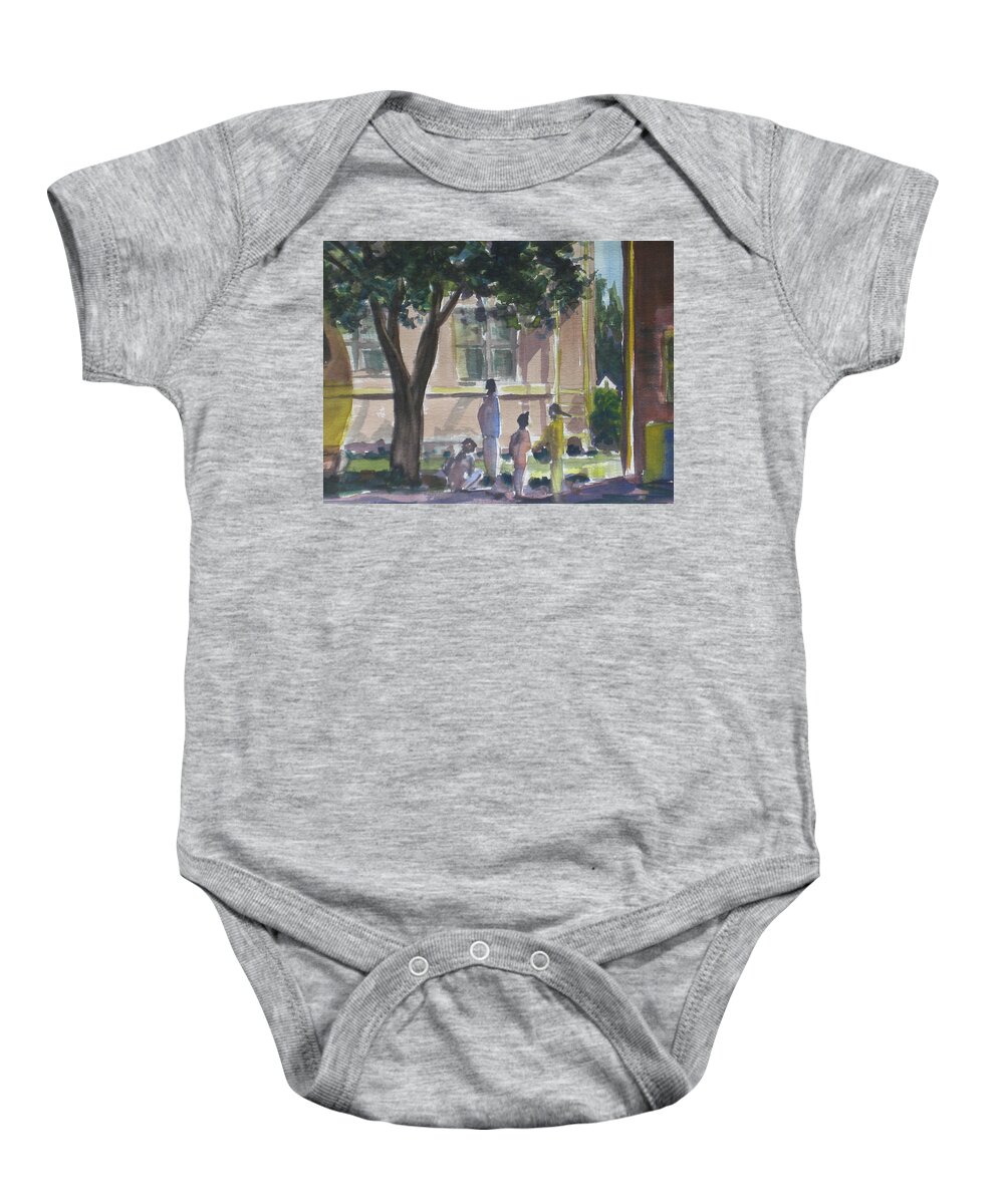  Baby Onesie featuring the painting Fond du Lac 3 by Douglas Jerving