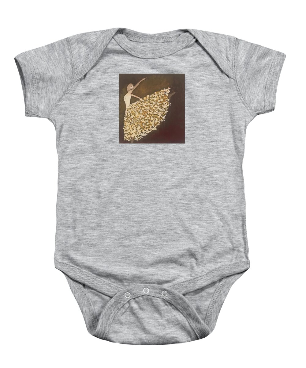  Baby Onesie featuring the painting Forever Dance by Charles Young