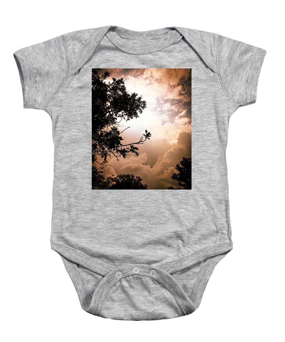 Sky Baby Onesie featuring the photograph Here Comes More Rain by W Craig Photography