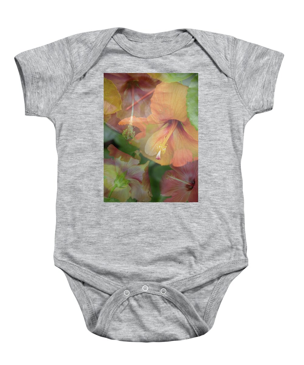 Flowers Baby Onesie featuring the photograph Hibiscus Multiple by M Kathleen Warren
