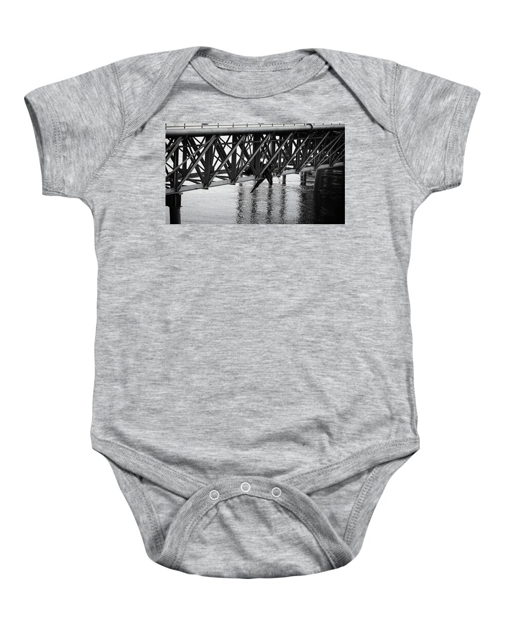 River Baby Onesie featuring the photograph Hung Up by George Taylor