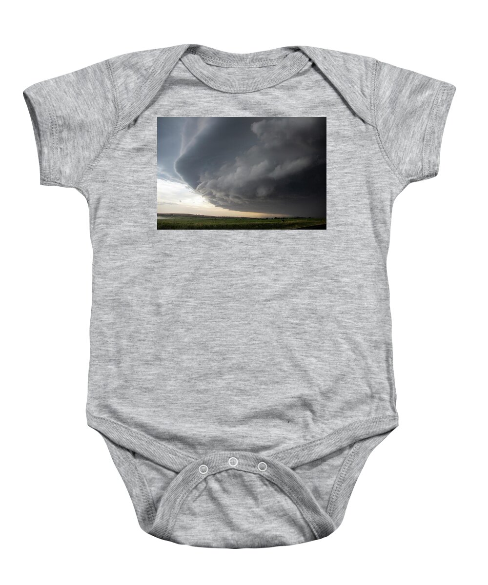 Nebraskasc Baby Onesie featuring the photograph I was not even going to Chase this Day 021 by NebraskaSC