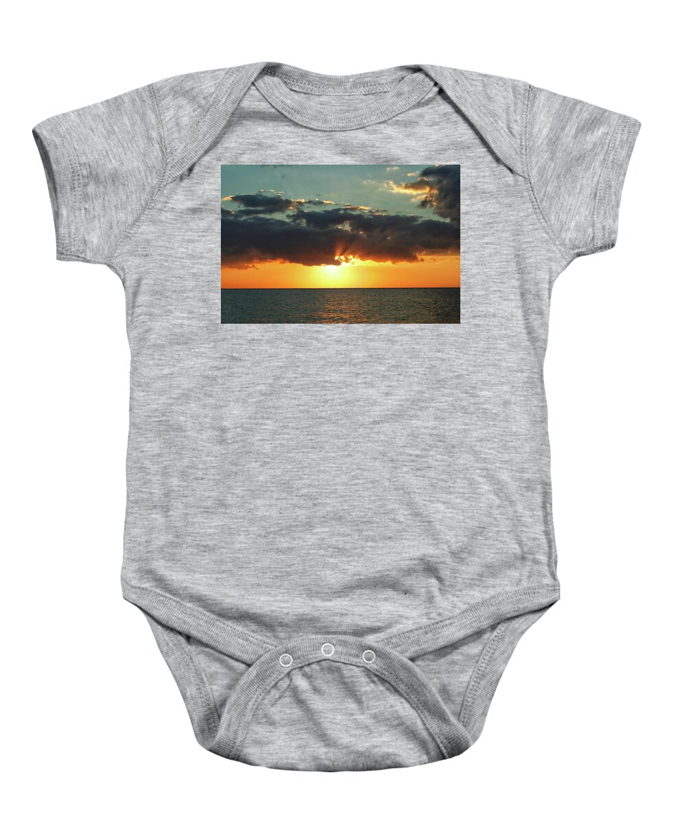 Mexico Baby Onesie featuring the photograph In All His Glory by Laurie Search