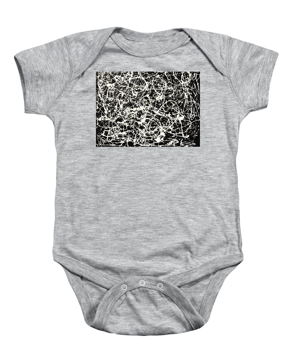 In Search Of Love Baby Onesie featuring the mixed media In Search of Pure Love by Piety Dsilva