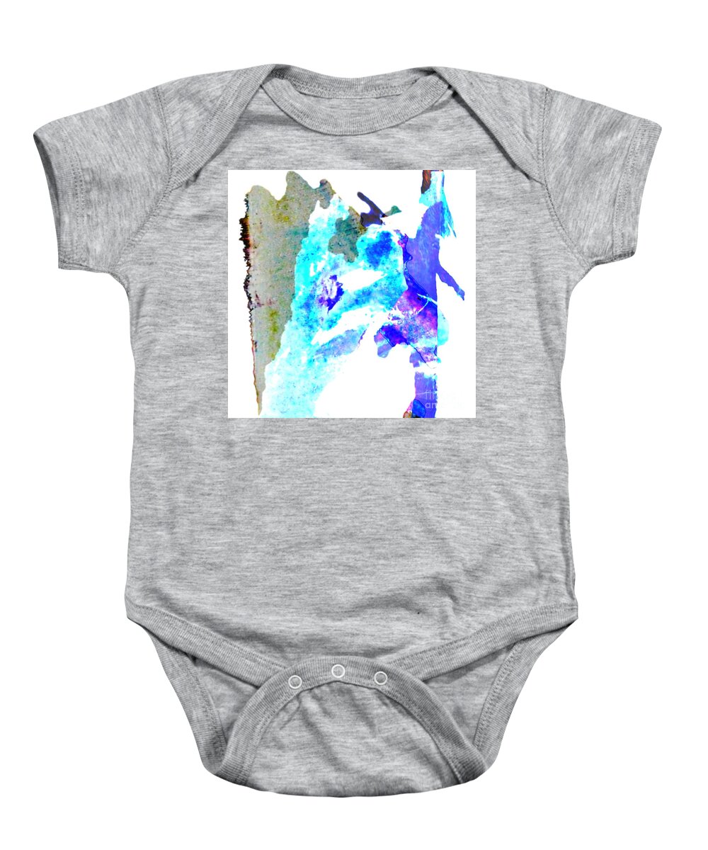 Contemporary Art Baby Onesie featuring the digital art It seemed to be still, at ease with itself by Jeremiah Ray