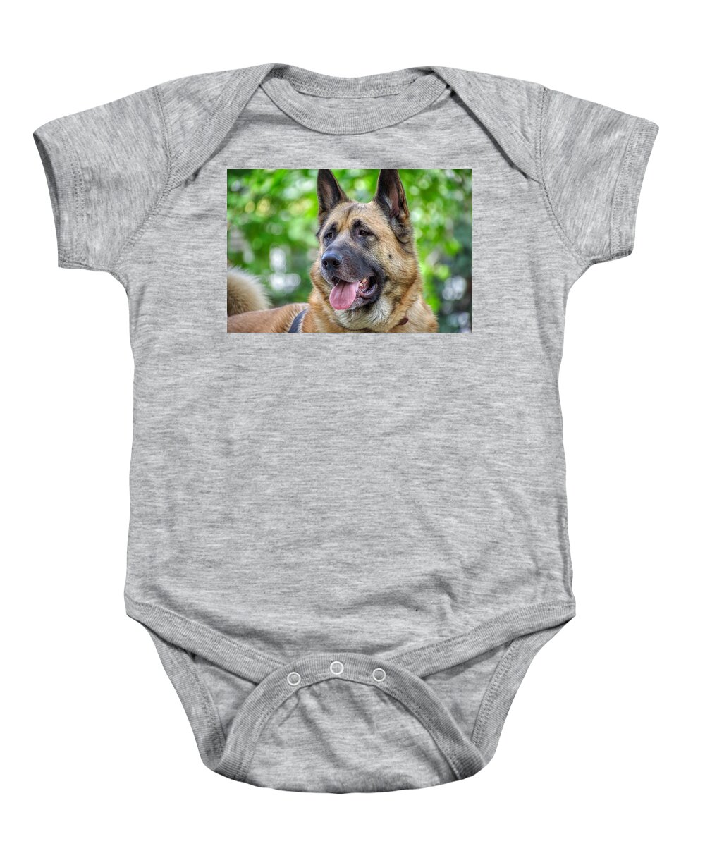 Cat Baby Onesie featuring the photograph Just Looking Good by Raymond Hill