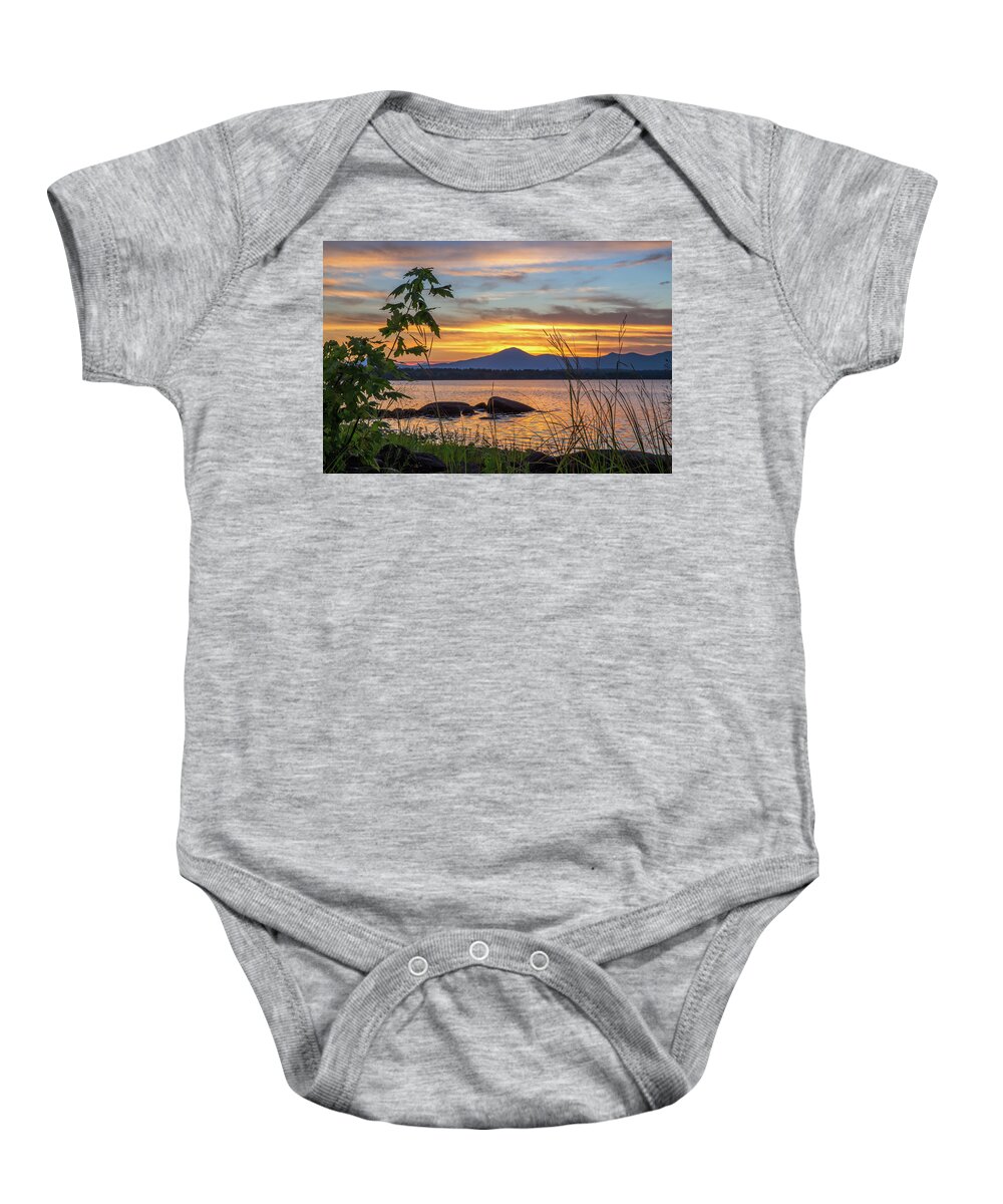 Kearsarge Baby Onesie featuring the photograph Kearsarge North Summer Dreams by Chris Whiton