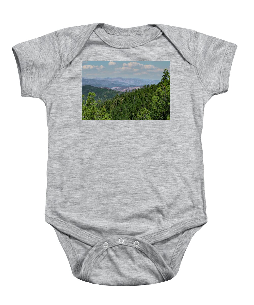 Betty Depee Baby Onesie featuring the photograph Knopki Viewpoint by Betty Depee