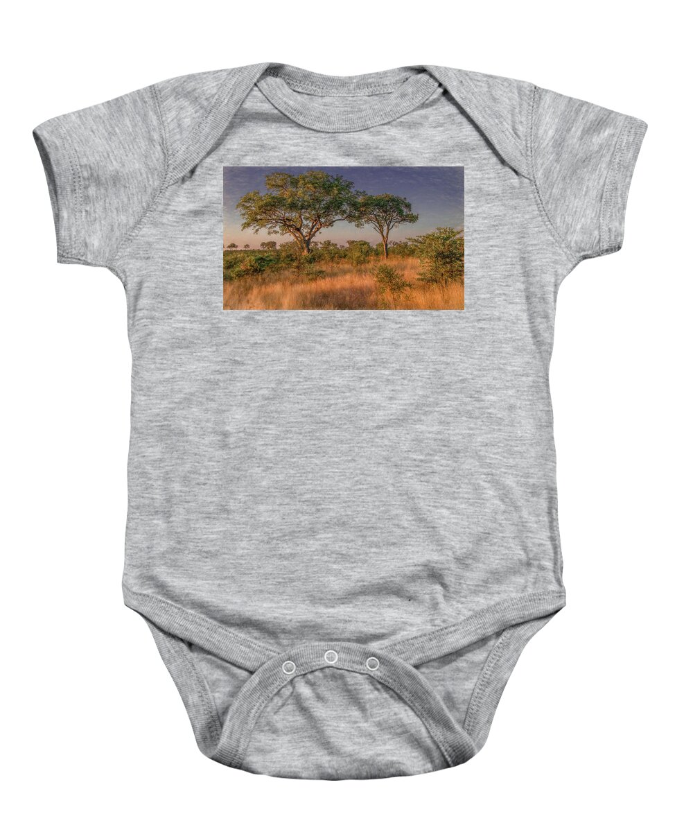 Kruger National Park Baby Onesie featuring the photograph Kruger National Park Landscape by Marcy Wielfaert