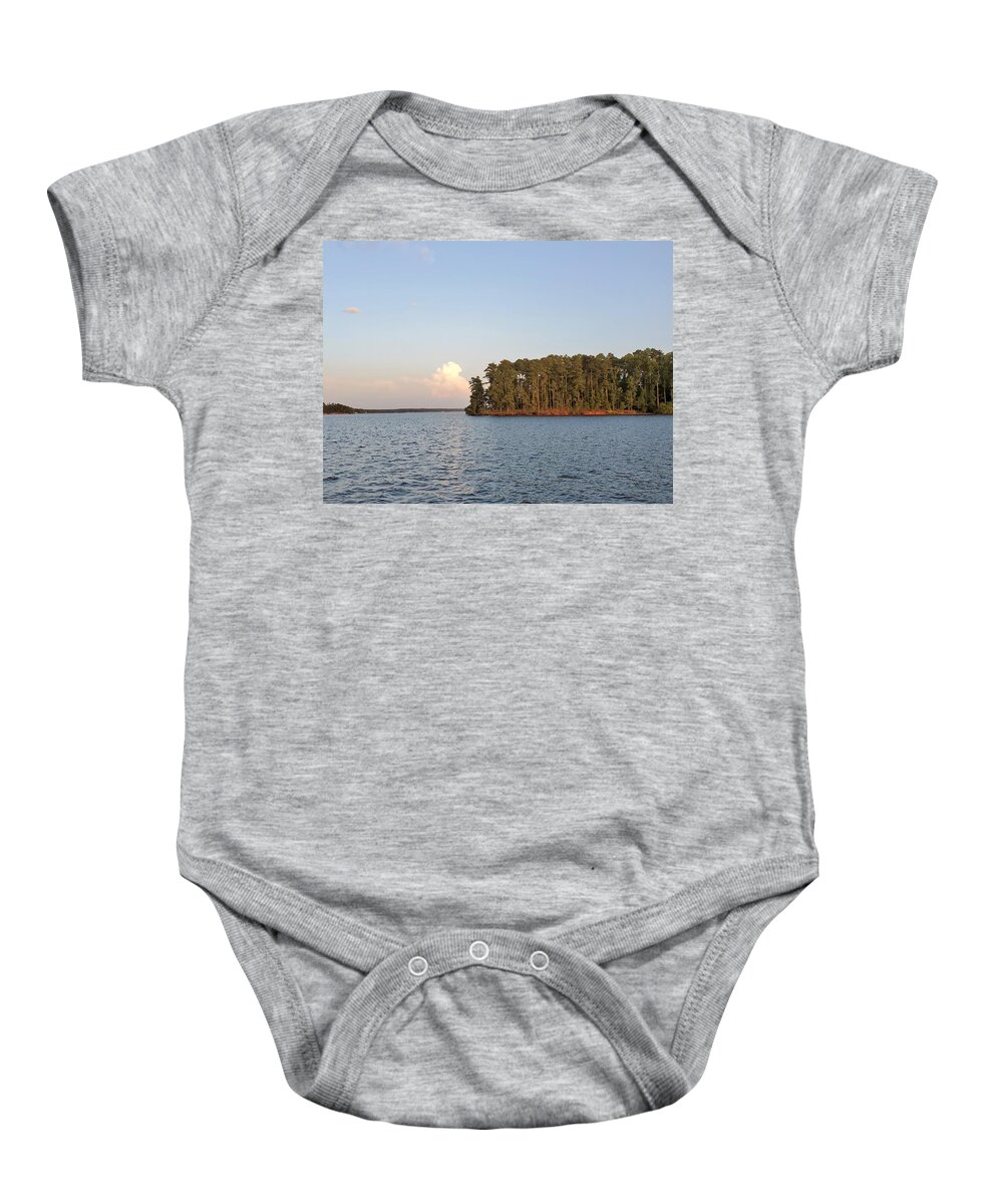 Lake Baby Onesie featuring the photograph Lake Island Starboard by Ed Williams