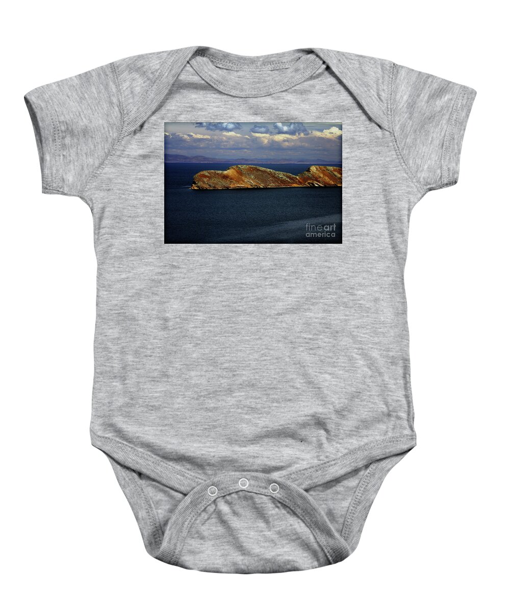 Andes Baby Onesie featuring the photograph Lake Titcaca, Bolivia by David Little-Smith