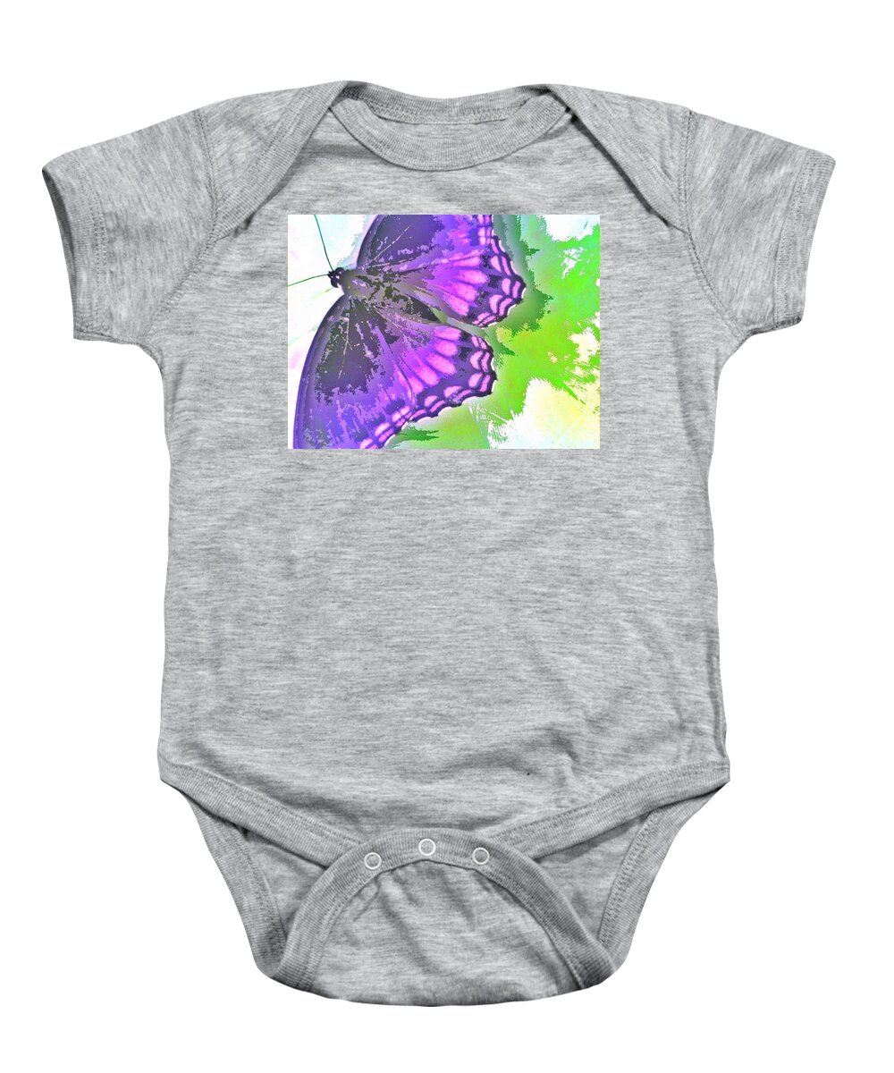 Butterfly Baby Onesie featuring the photograph Landing Gear Down by Andy Rhodes
