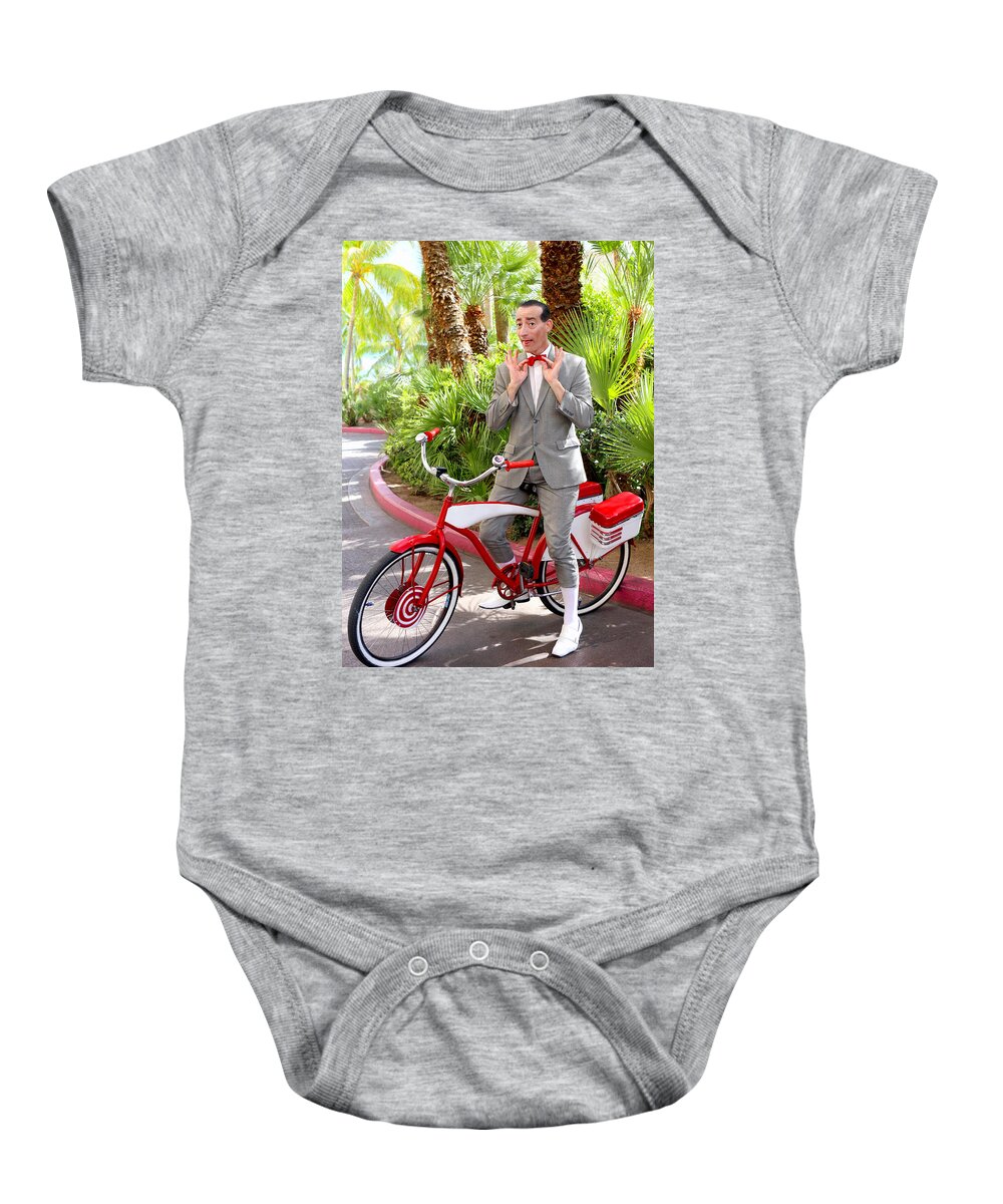 Pee Wee Baby Onesie featuring the photograph Las Vegas Pee Wee by Iryna Goodall