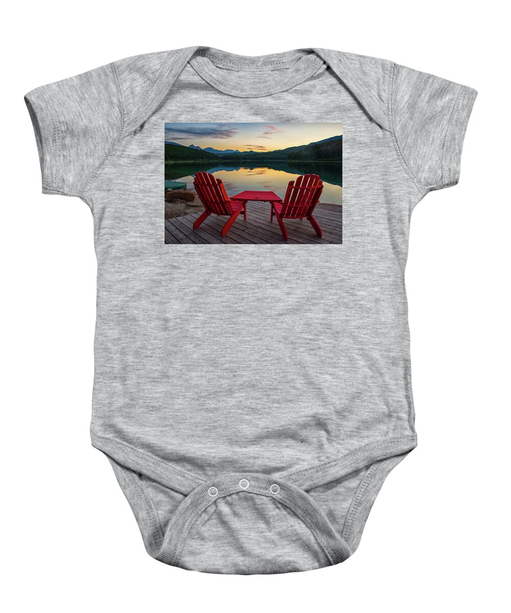Jasper National Park Baby Onesie featuring the photograph Let Go and Let Life Happen by Darlene Bushue