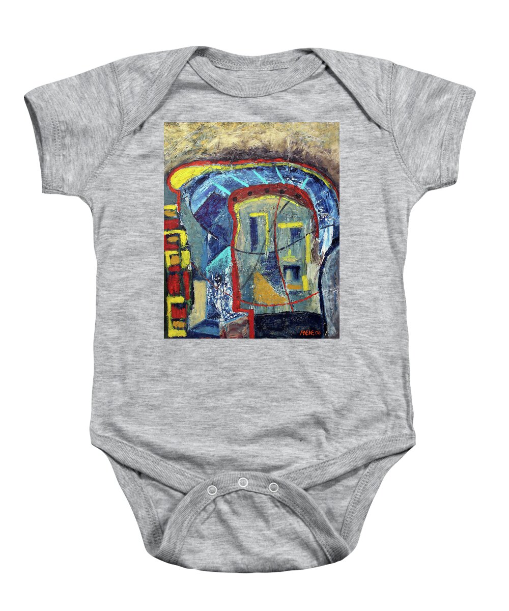 African Art Baby Onesie featuring the painting Liberty And Freedom by Michael Nene