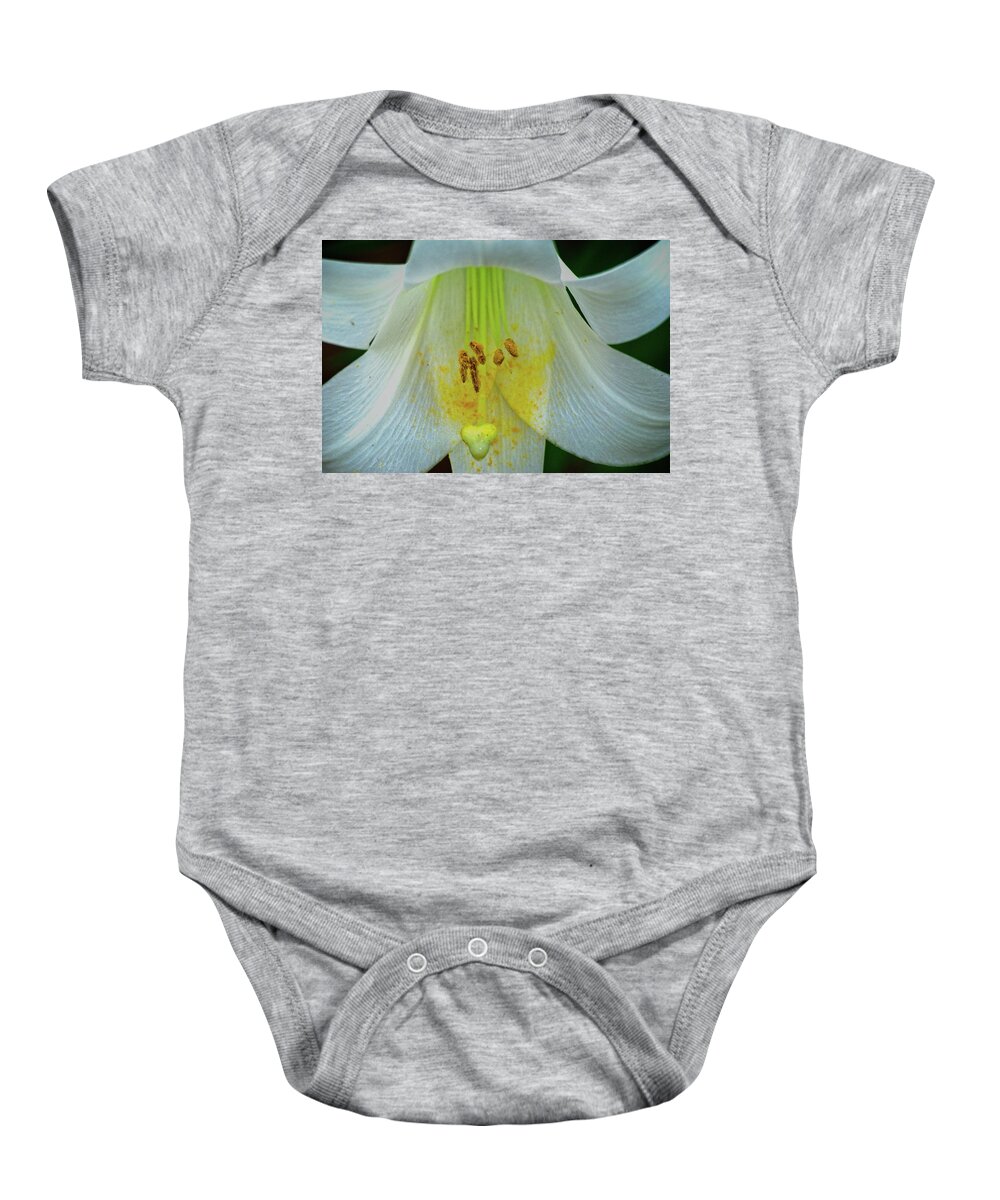 Nature Baby Onesie featuring the photograph Lily by George Taylor