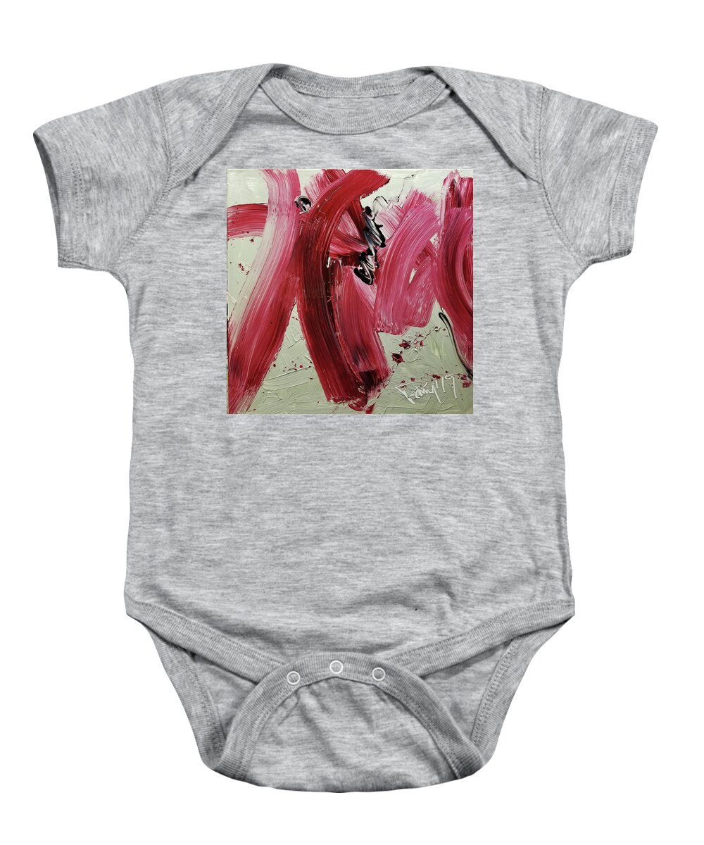 Loversport Baby Onesie featuring the painting Lovesport by Banning Lary