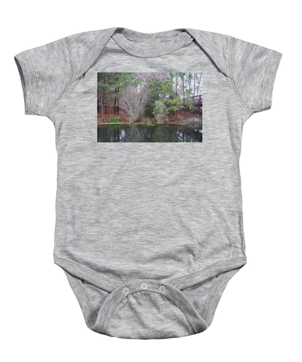 Magnolia Springs State Park Baby Onesie featuring the photograph Magnolia Springs Cornered by Ed Williams