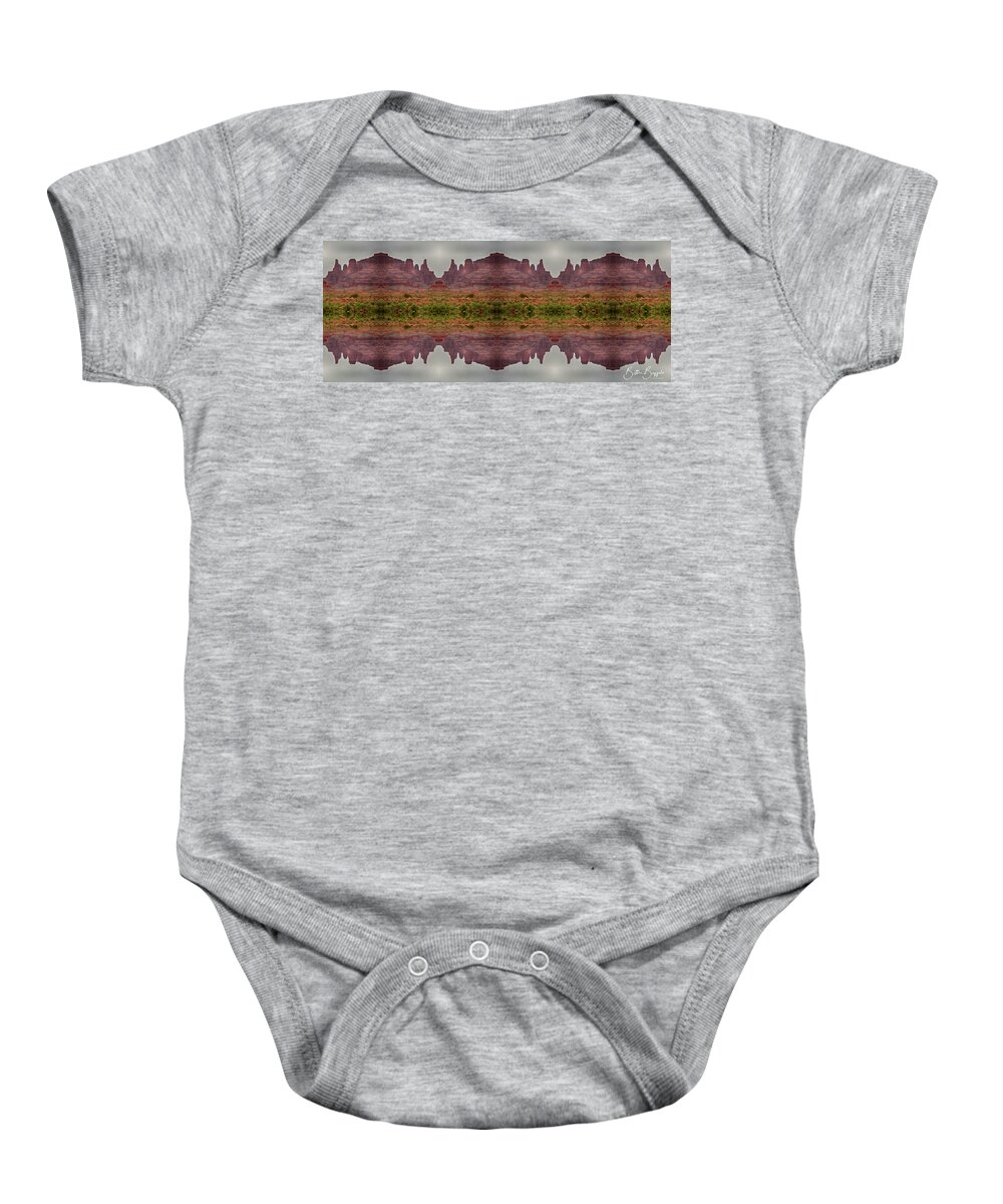 Moab Baby Onesie featuring the photograph Moab by Bitter Buffalo Photography
