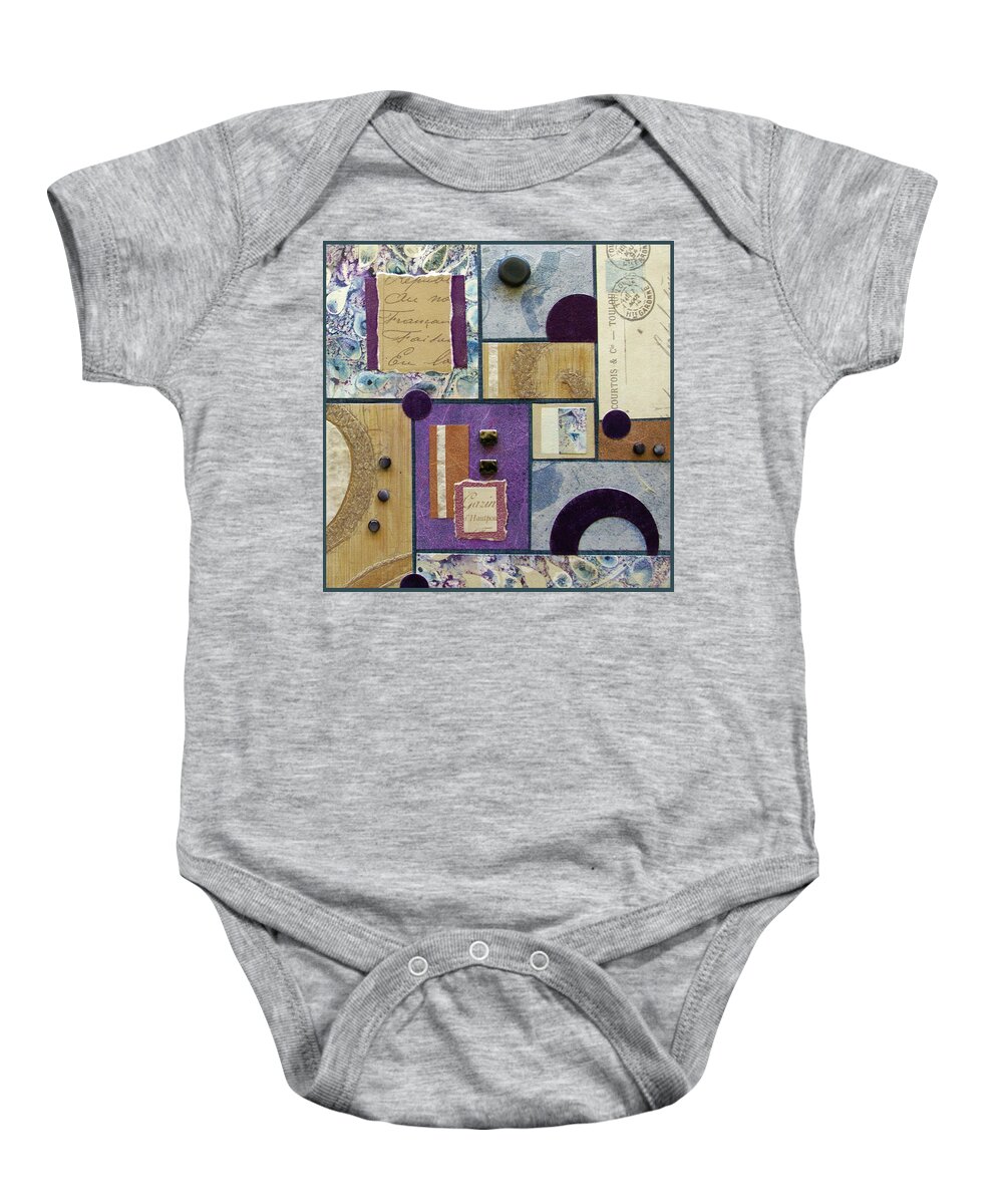 Mixed-media Baby Onesie featuring the mixed media Message Received by MaryJo Clark