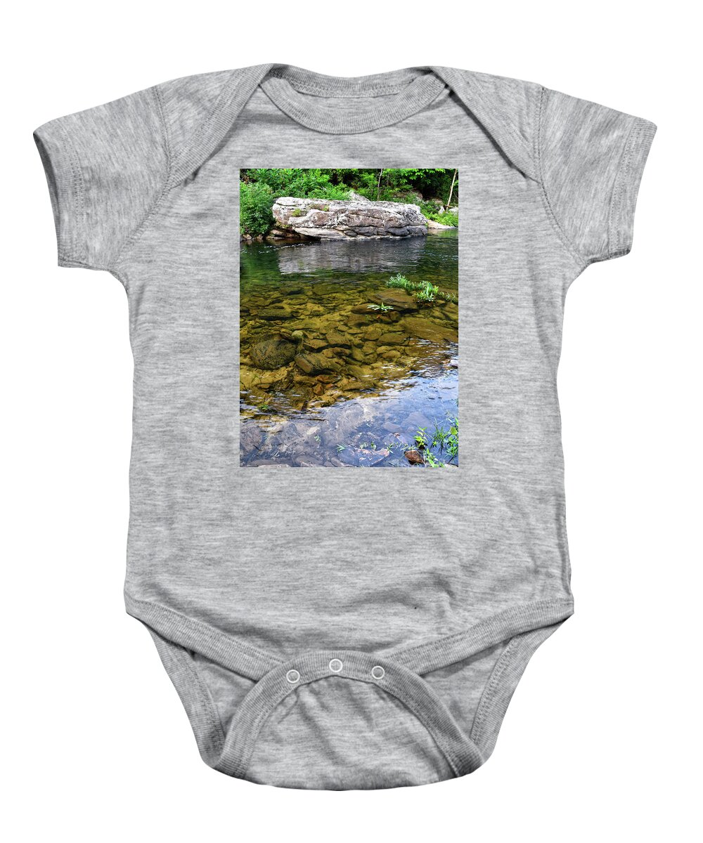 Tennessee Baby Onesie featuring the photograph Morning Reflections 2 by Phil Perkins