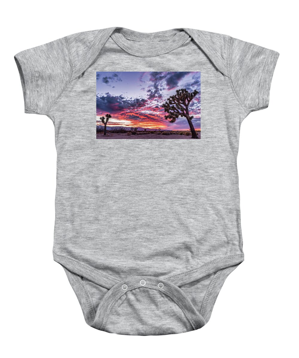 Landscape Baby Onesie featuring the photograph MRV Sunset by Daniel Hayes