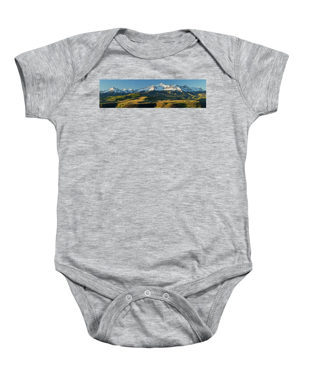  Baby Onesie featuring the photograph Mt. Willson Colorado by Wesley Aston