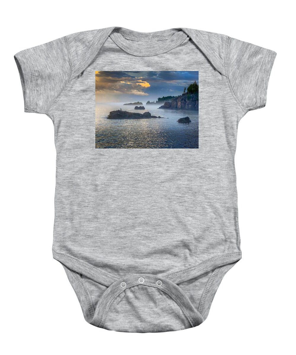 Landscape Baby Onesie featuring the photograph Mystical Forces of Nature by Susan Rydberg