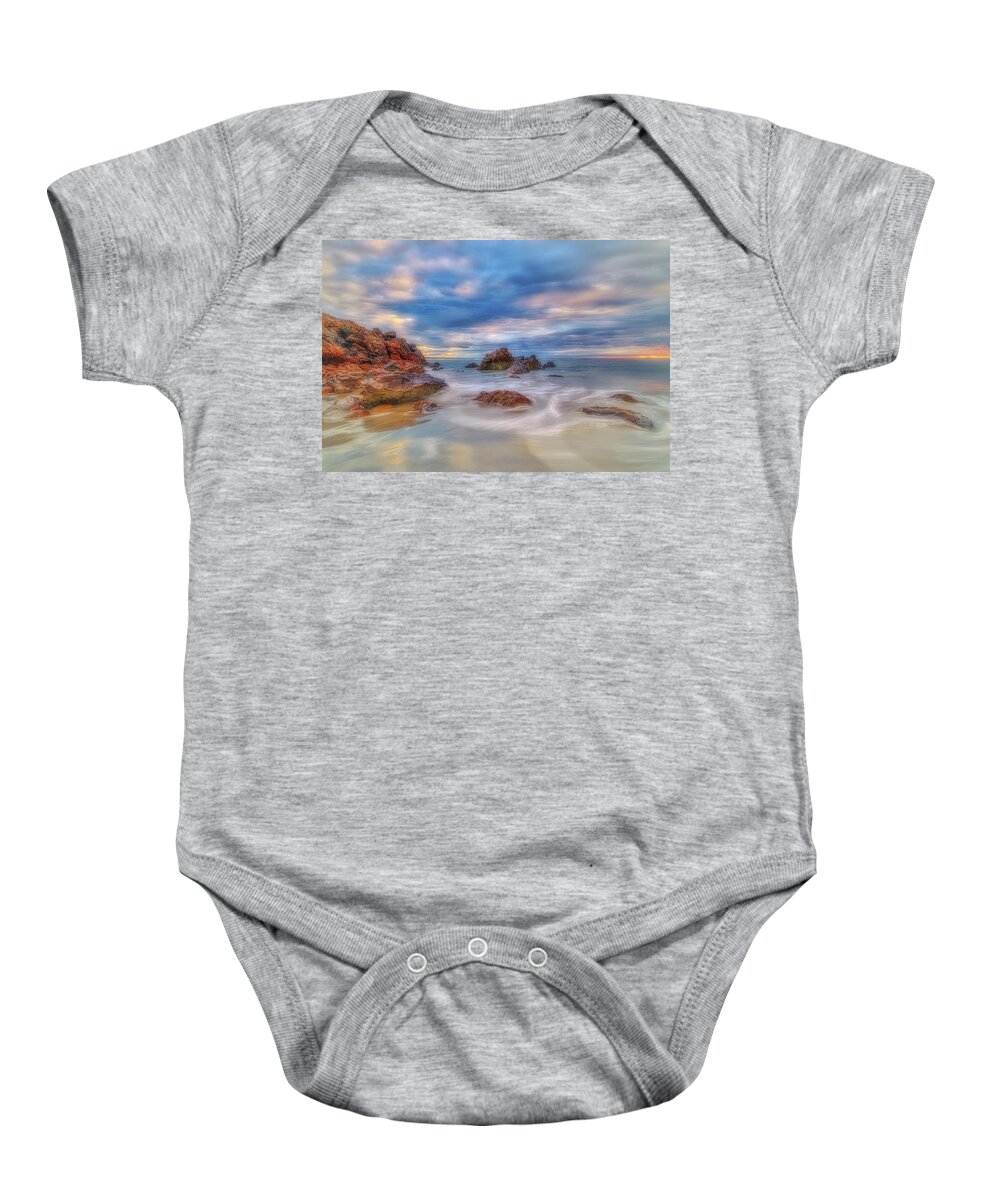 Marginal Way Baby Onesie featuring the photograph New Beginnings by Penny Polakoff