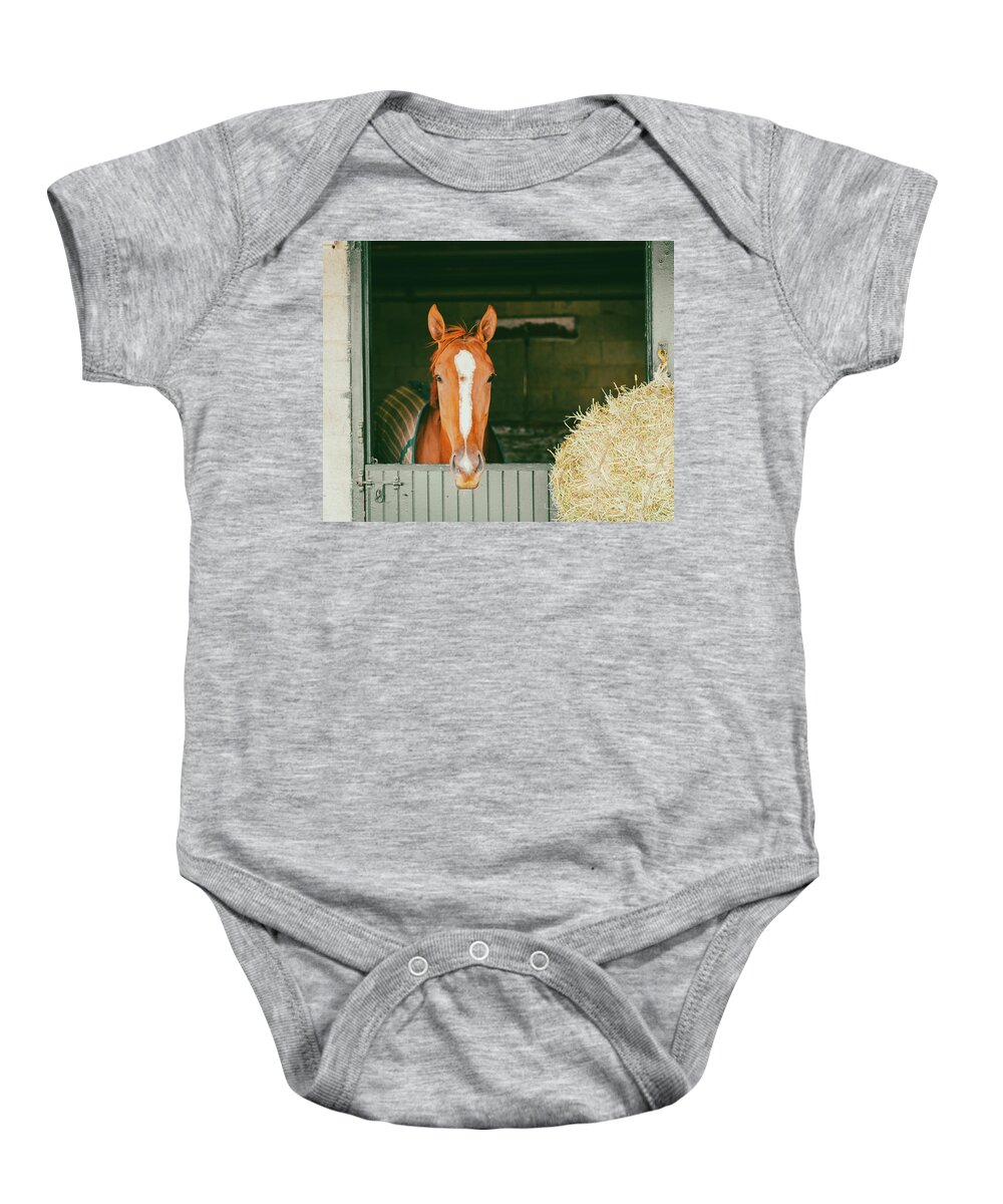 America Baby Onesie featuring the photograph No race today by Alexey Stiop