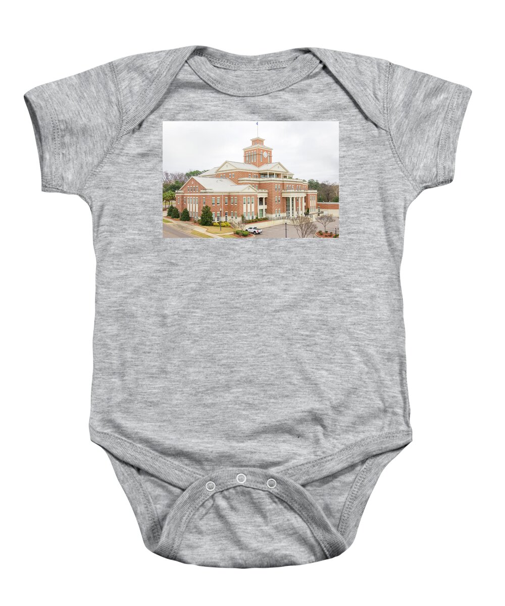 Architecture Baby Onesie featuring the photograph North Augusta-1 by John Kirkland