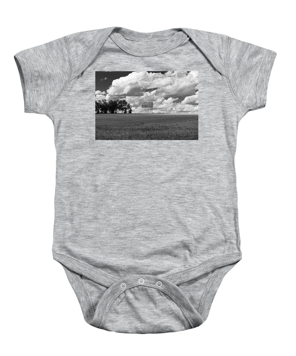 Granary Baby Onesie featuring the photograph Old Granary 2014 by Thomas Young