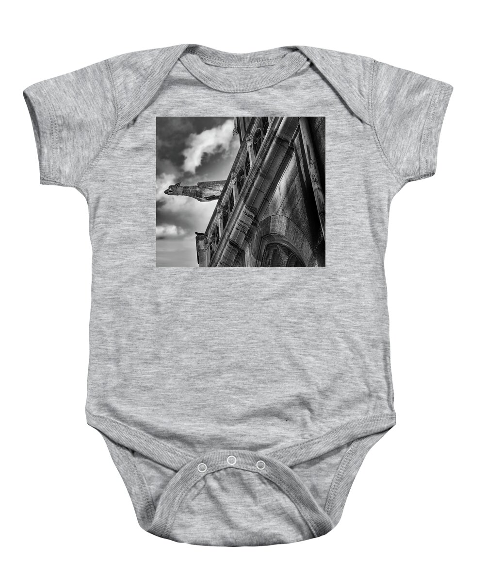 Gargoyle Baby Onesie featuring the photograph Out There by John Hansen