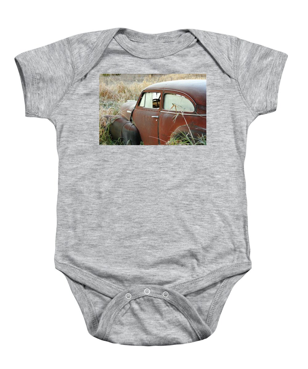 Chevrolet Baby Onesie featuring the photograph Out To Pasture by Lens Art Photography By Larry Trager