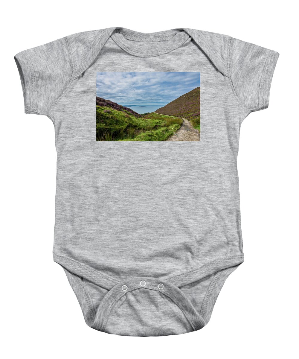 Conwy Baby Onesie featuring the photograph Path to Penmaenmawr 1 by Steev Stamford