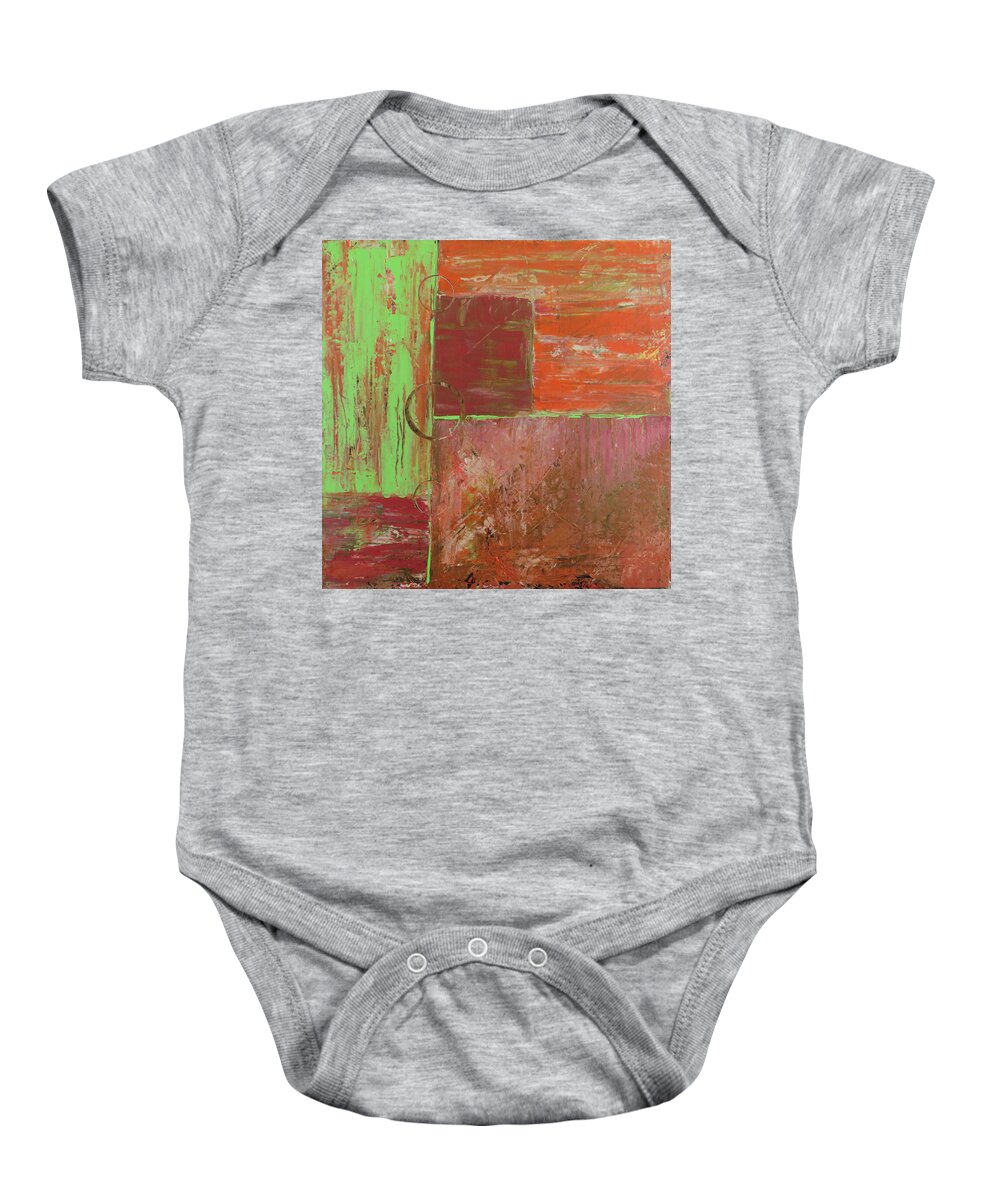 Contemporary Baby Onesie featuring the painting Peace by Raymond Fernandez