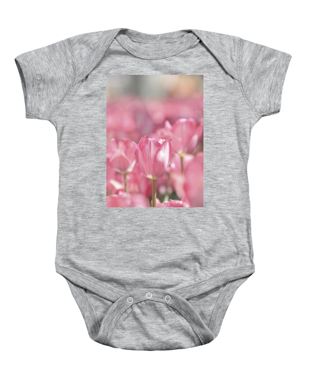 Nature Baby Onesie featuring the photograph Perfectly Pink by Lens Art Photography By Larry Trager