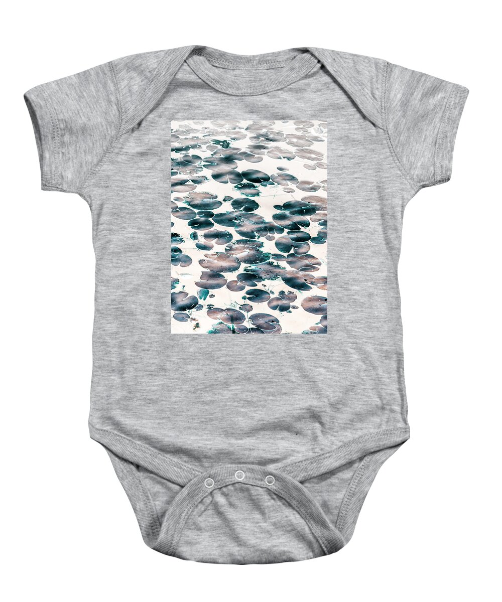 Water Baby Onesie featuring the photograph Pop art pond by Jorgo Photography