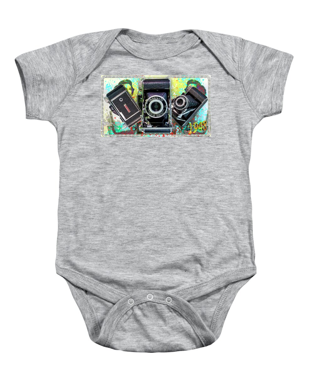 Kodak Baby Onesie featuring the digital art Pro-tak Foldex 20 by Anthony Ellis