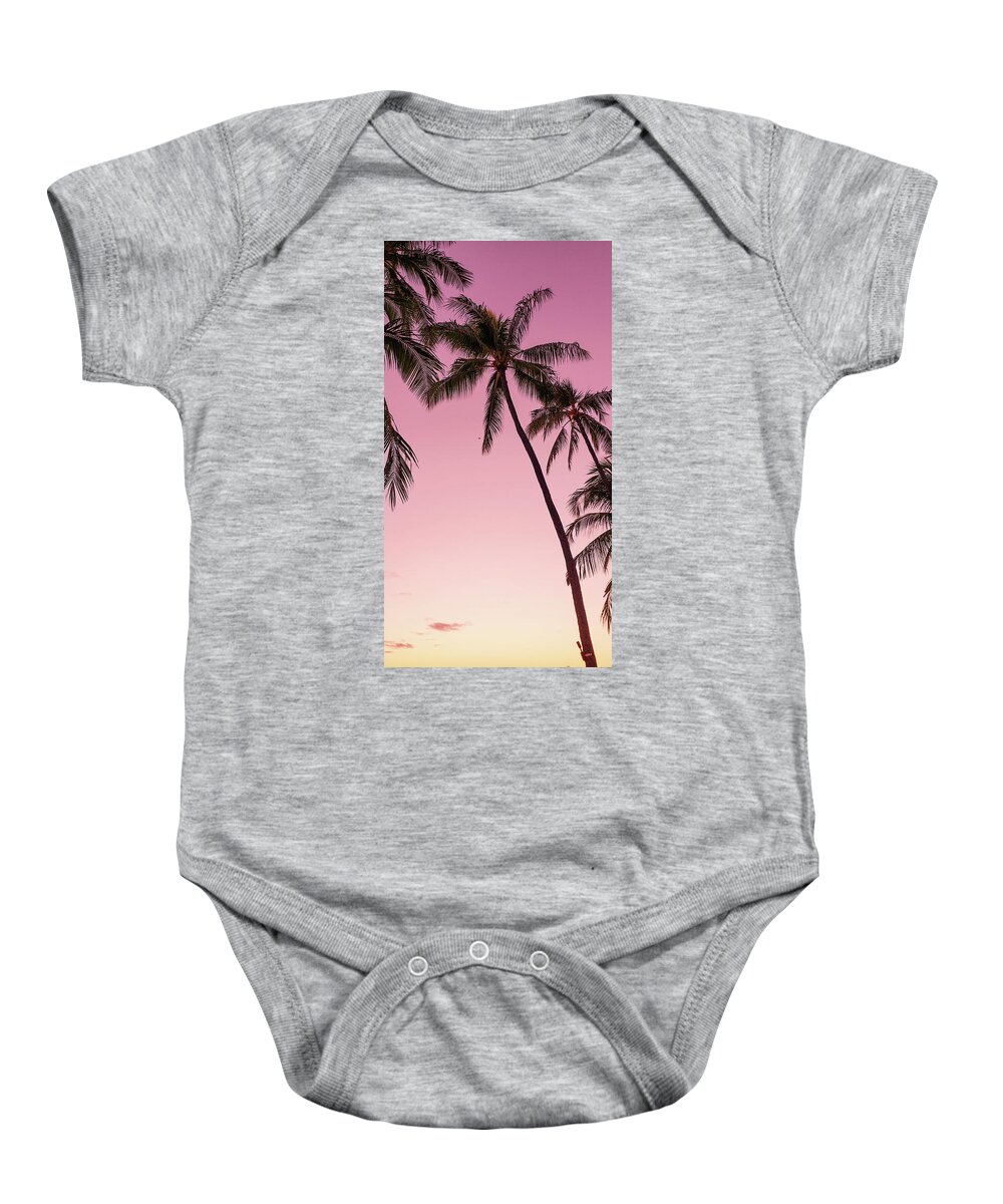 Kauai Sunsets Baby Onesie featuring the photograph Purple Haze by Tony Spencer