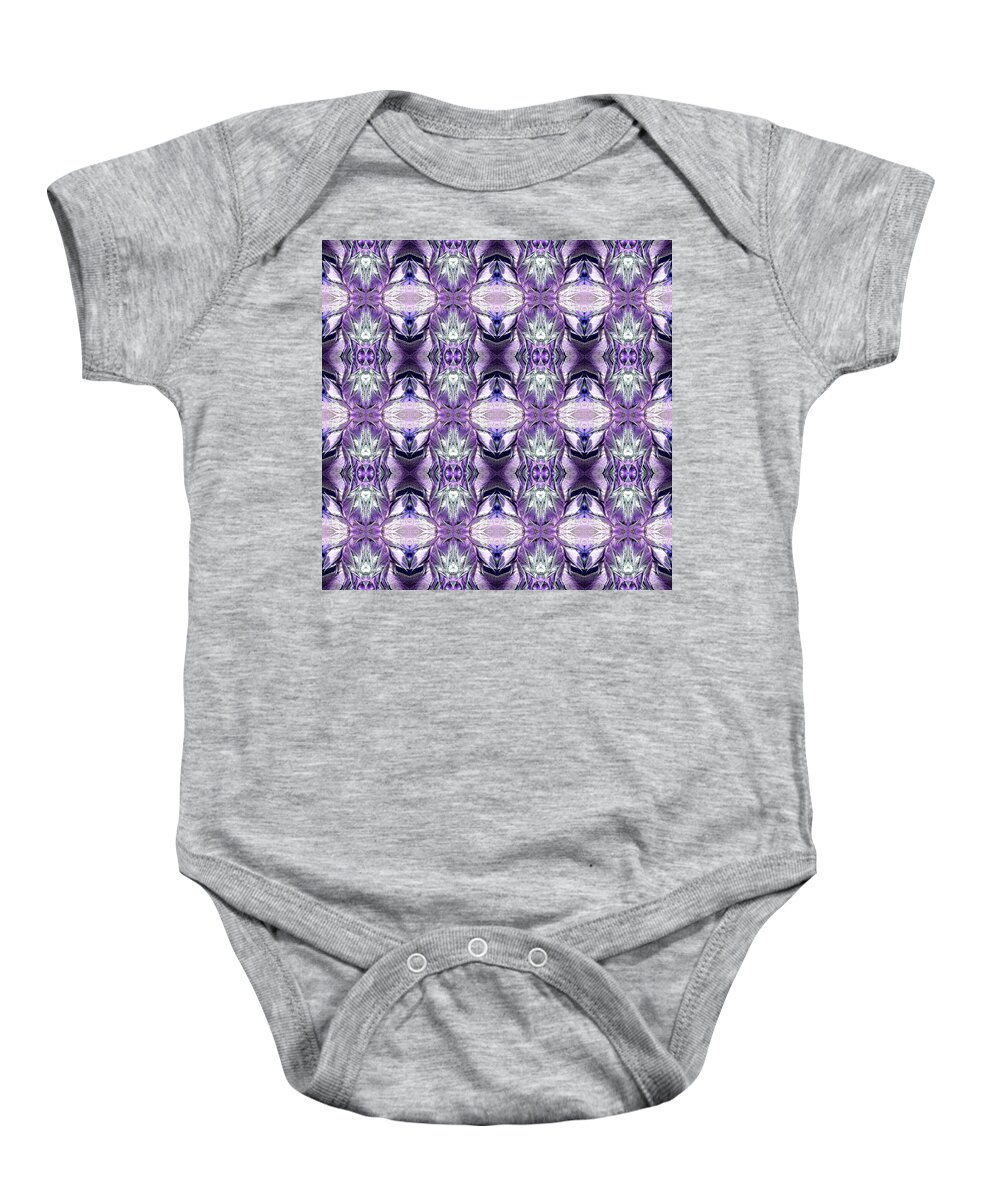 Purple Baby Onesie featuring the digital art Purple by Teresamarie Yawn