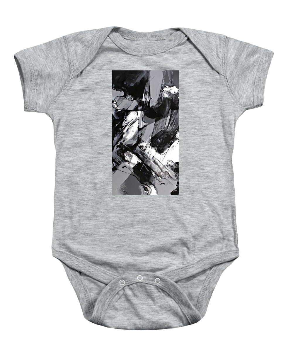 Relapse Baby Onesie featuring the painting Relapse Harvest by Jeff Klena